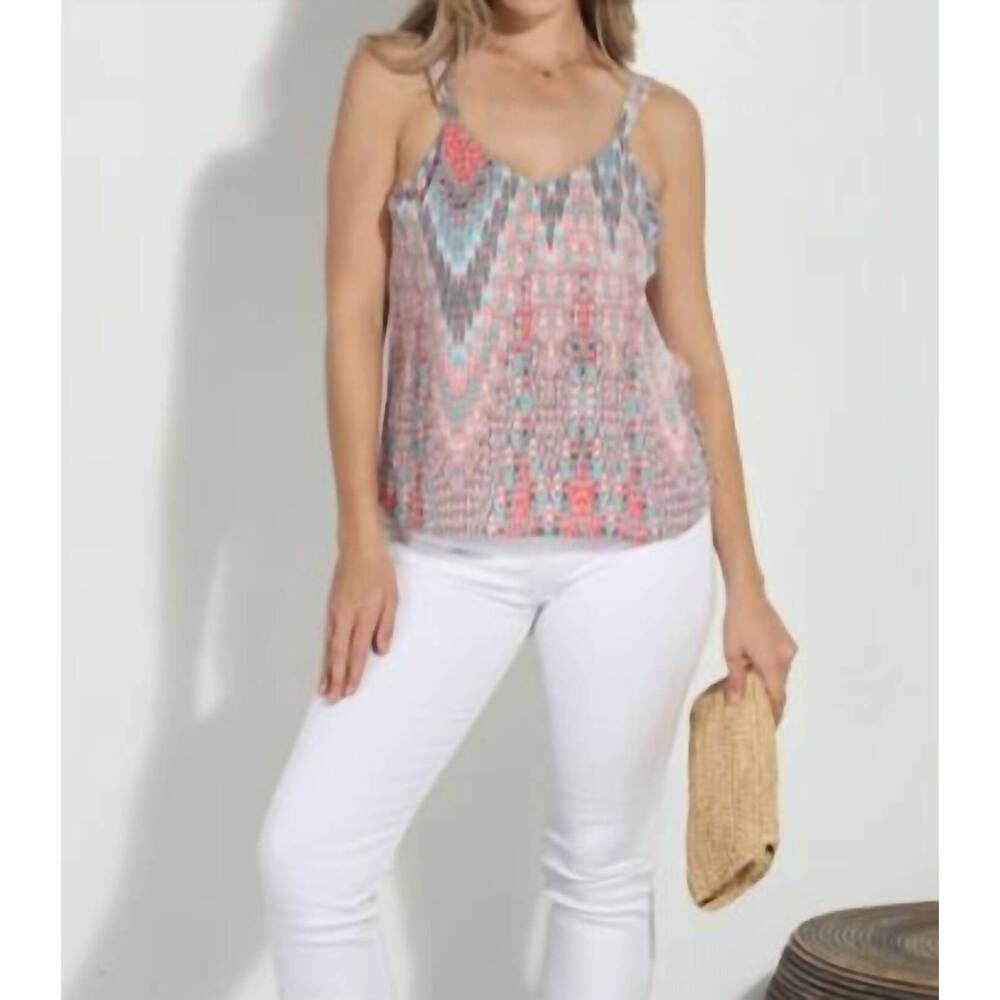 NEW VERONICA M wide strap cami top in cascade